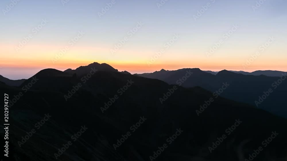 Sunrise Over The Peaks Of The Carpathians Sunrise Over The Peaks Of The Carpathians