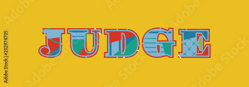 Judge Concept Word Art Illustration