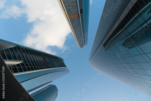 Skyscrapers buildings in Abu Dhabi, United Arab Emirates