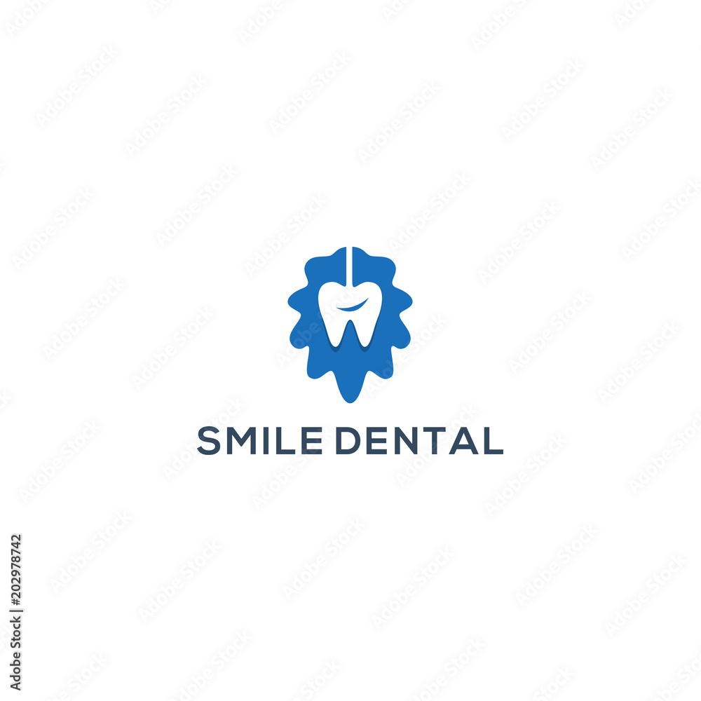 Smile dental logo design, Vector illustration for dental logo Smile dental logo design, Vector illustration for dental logo