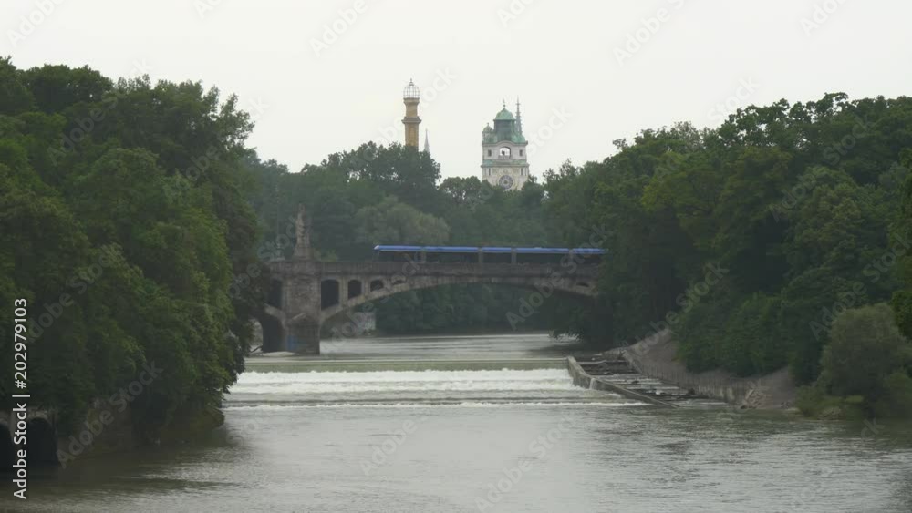 Bridge over the Isar River