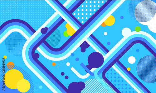 tv show broadcast funky neon vector abstract background. Jazz, disco, party, graffiti, break dance festival. Print, video