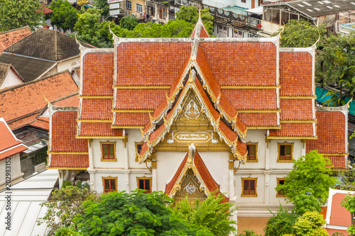 Building at Buddhist Temple. photo