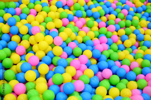 pool with colorful balls