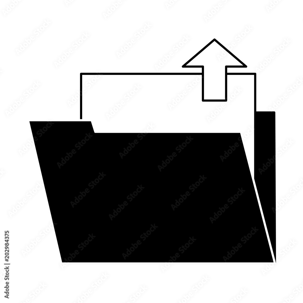 Upload folder symbol vector illustration graphic design Upload folder symbol vector illustration graphic design