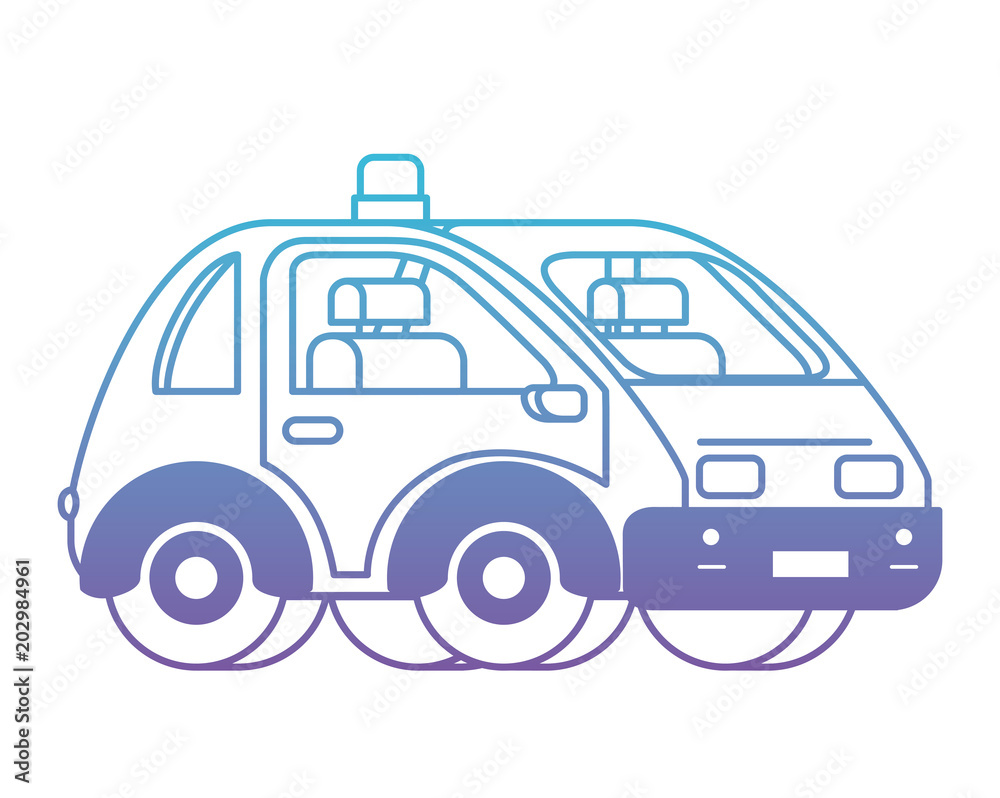 Obraz premium isometric taxi isolated icon vector illustration design