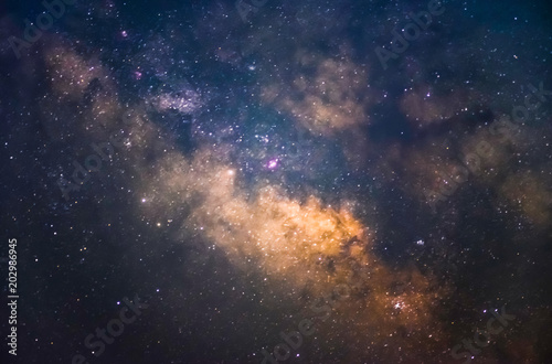 Close-up the Milky Way