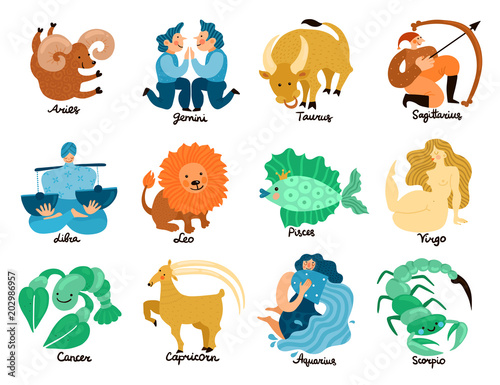 Zodiac Signs Set