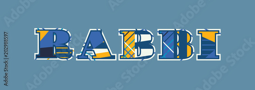 Rabbi Concept Word Art Illustration