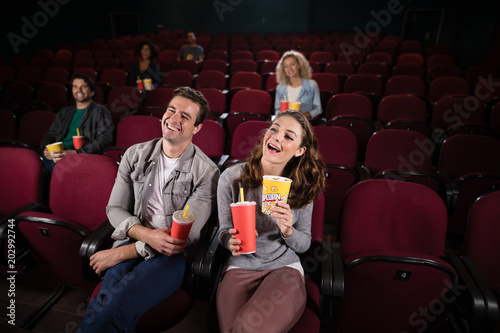 Couple watching movie in theatre © WavebreakmediaMicro