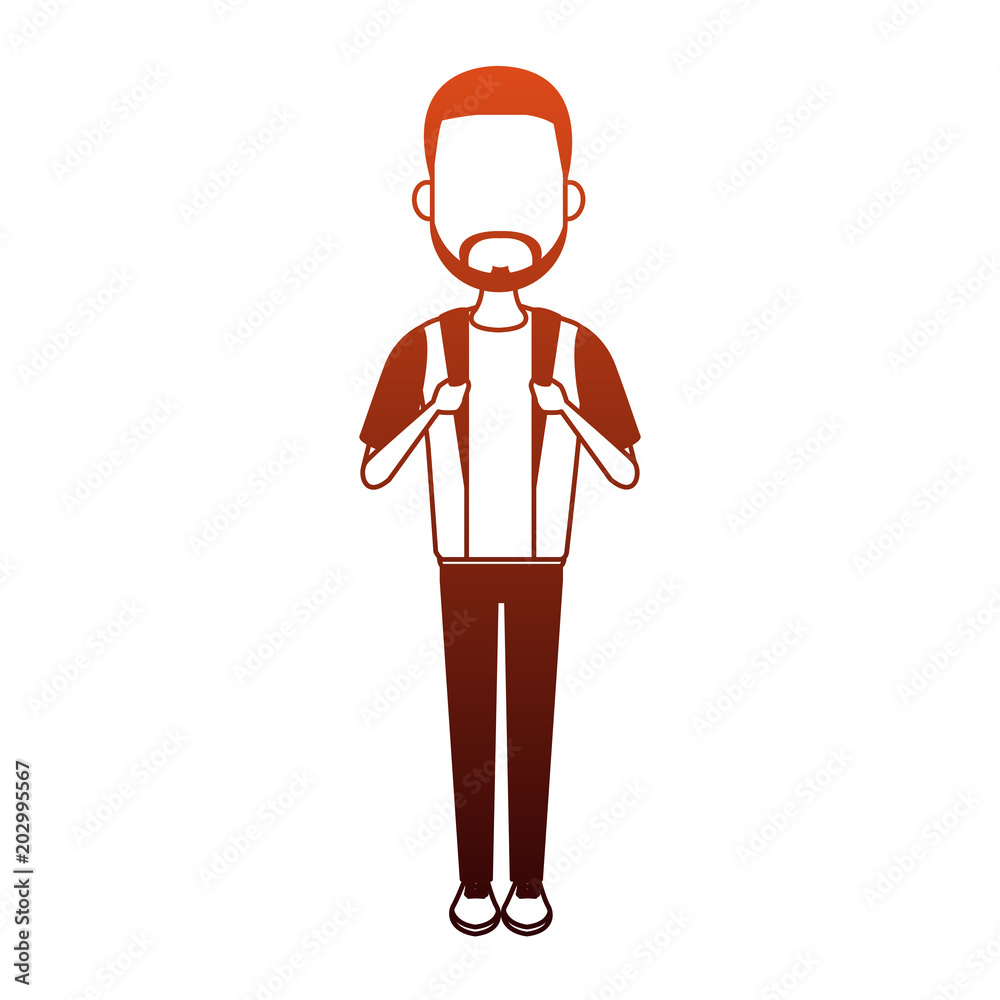 Young man cartoon with casual clothes vector illustration graphic design Young man cartoon with casual clothes vector illustration graphic design