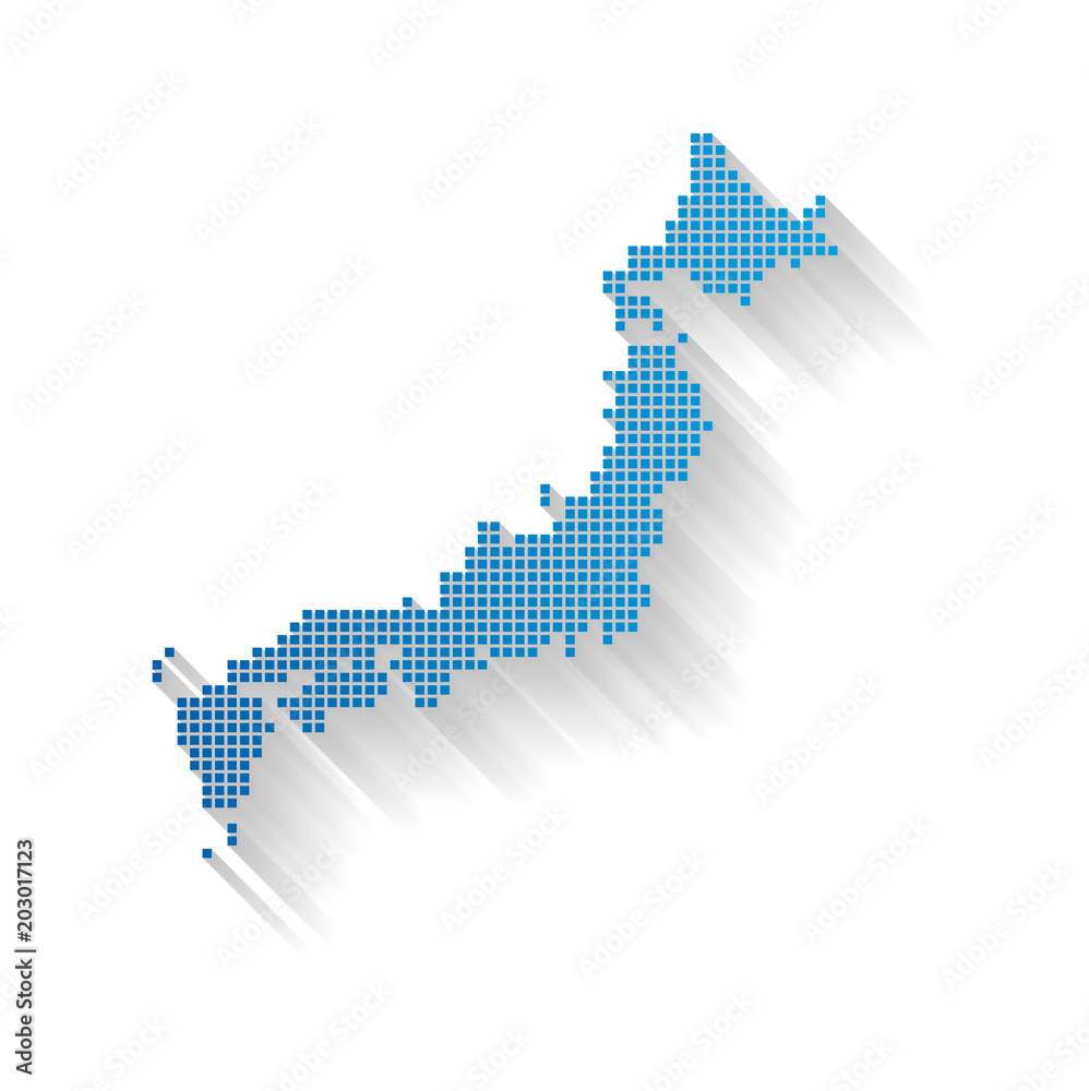 Fototapeta premium 日本地図