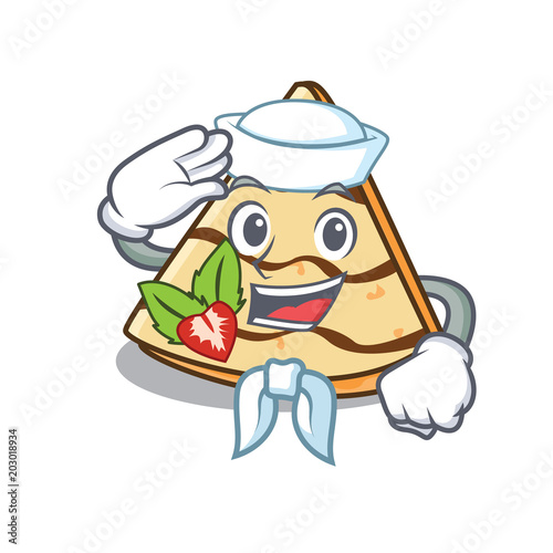 Sailor crepe character cartoon style