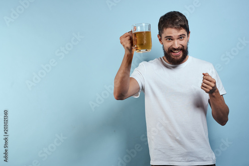 man with bottle of water