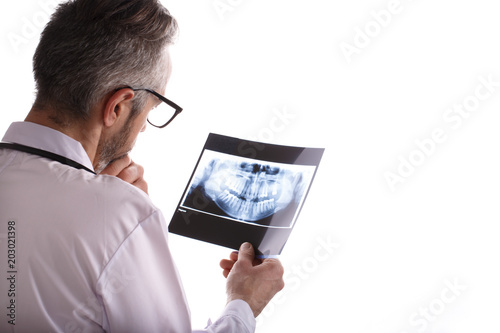 Fotografía Portrait of middle age dentist