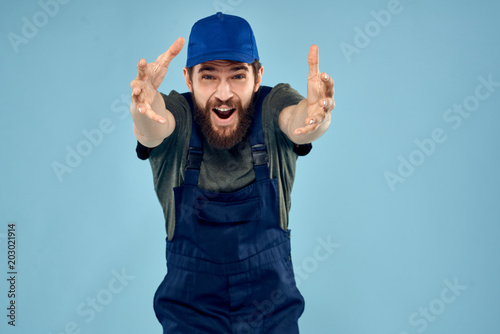 young man with thumbs up