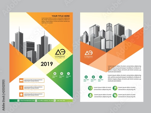 cover  layout  brochure  magazine  catalog  flyer for company or report  