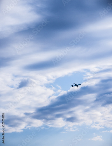 Airplane in Sky