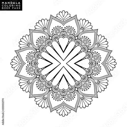 Vector mandala background