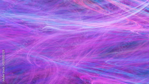 Fantastic clouds. Abstract painted texture. Chaotic violet strokes. Fractal background. Fantasy digital art. 3D rendering. © Klavdiya Krinichnaya