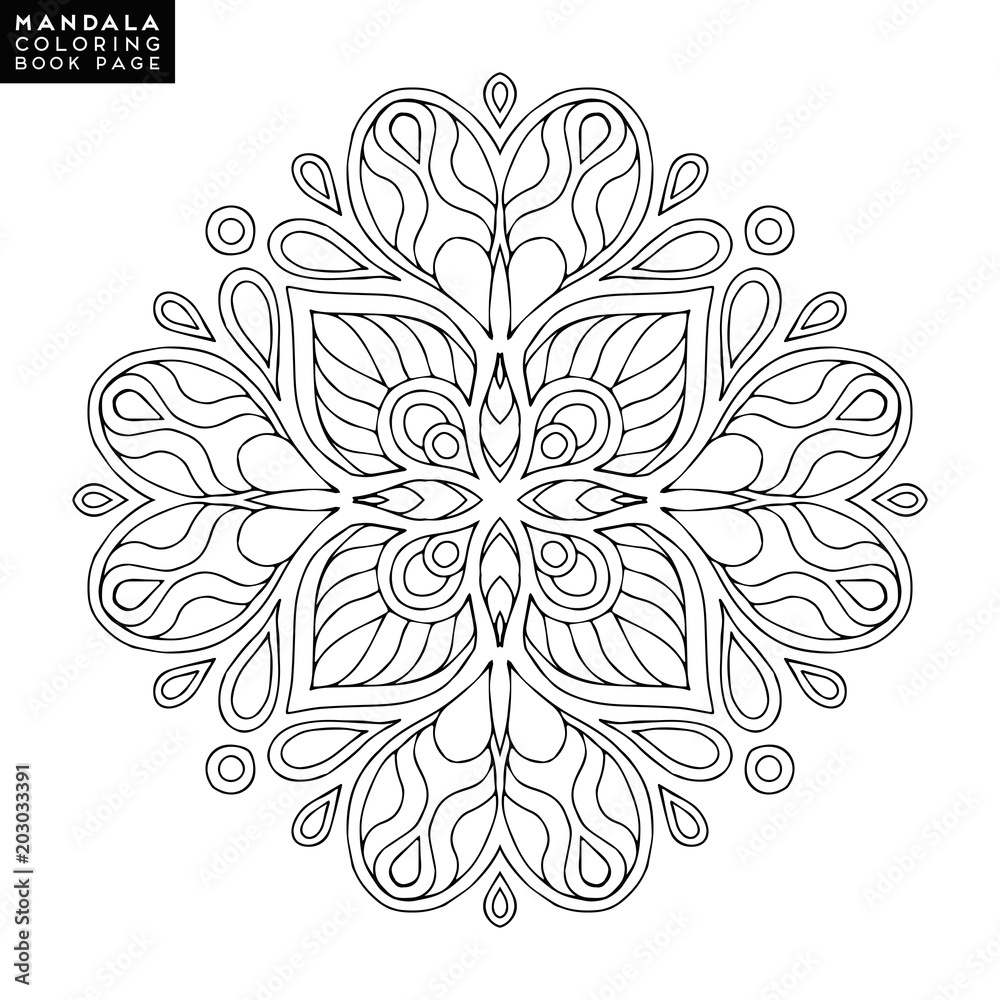 Vector mandala background Vector mandala background