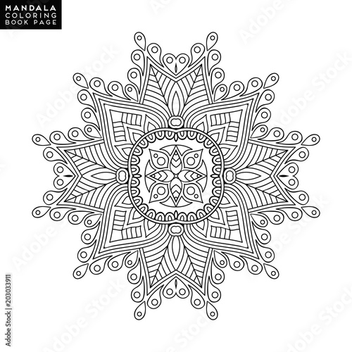 Vector mandala background