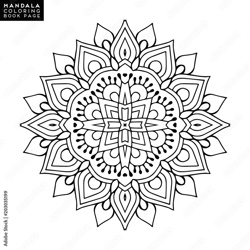 Vector mandala background Vector mandala background