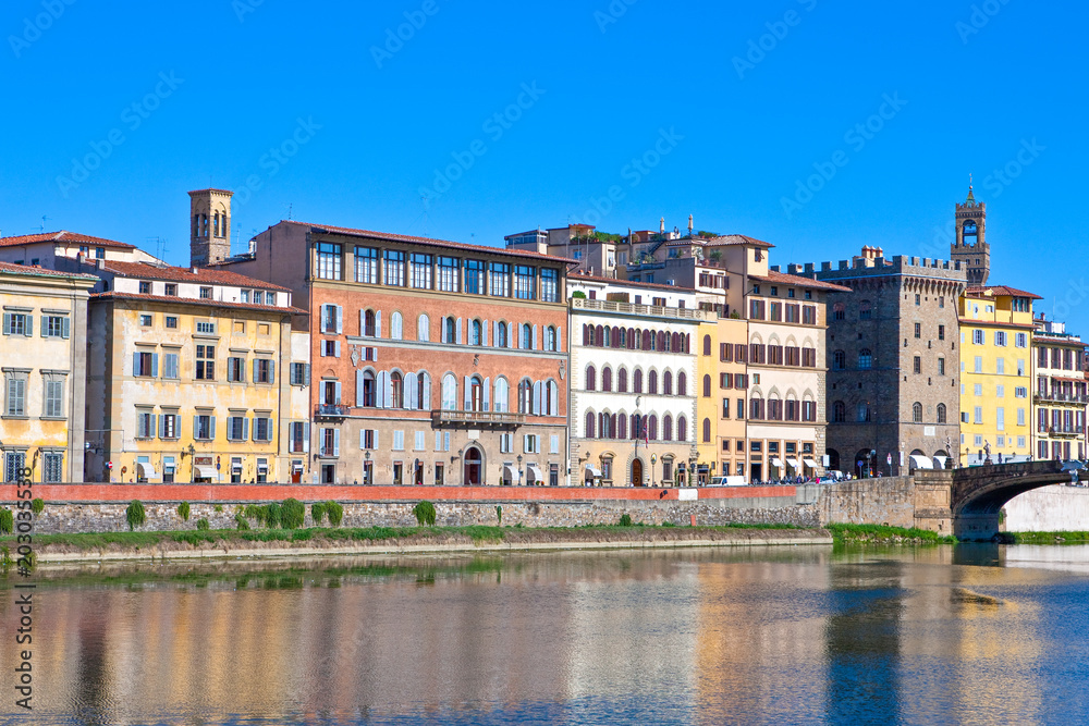 Landscapes, architectures and art of the city of Florence