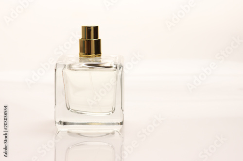 Single perfume bottle with spray