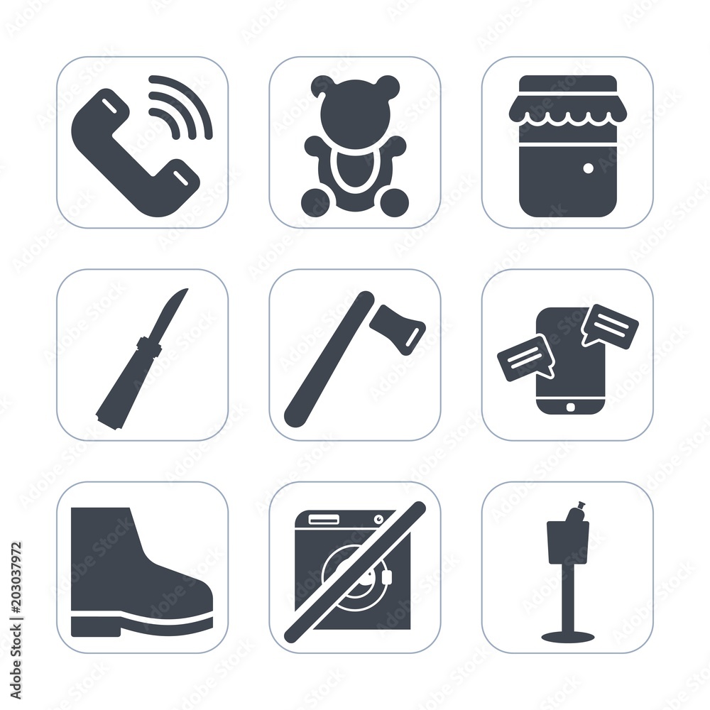 Premium fill icons set on white background . Such as axe, nutrition, footwear, fashion, fun, teddy, organic, call, chat, sign, button, healthy, fluffy, white, phone, communication, toy, holder, sweet Premium fill icons set on white background . Such as axe, nutrition, footwear, fashion, fun, teddy, organic, call, chat, sign, button, healthy, fluffy, white, phone, communication, toy, holder, sweet