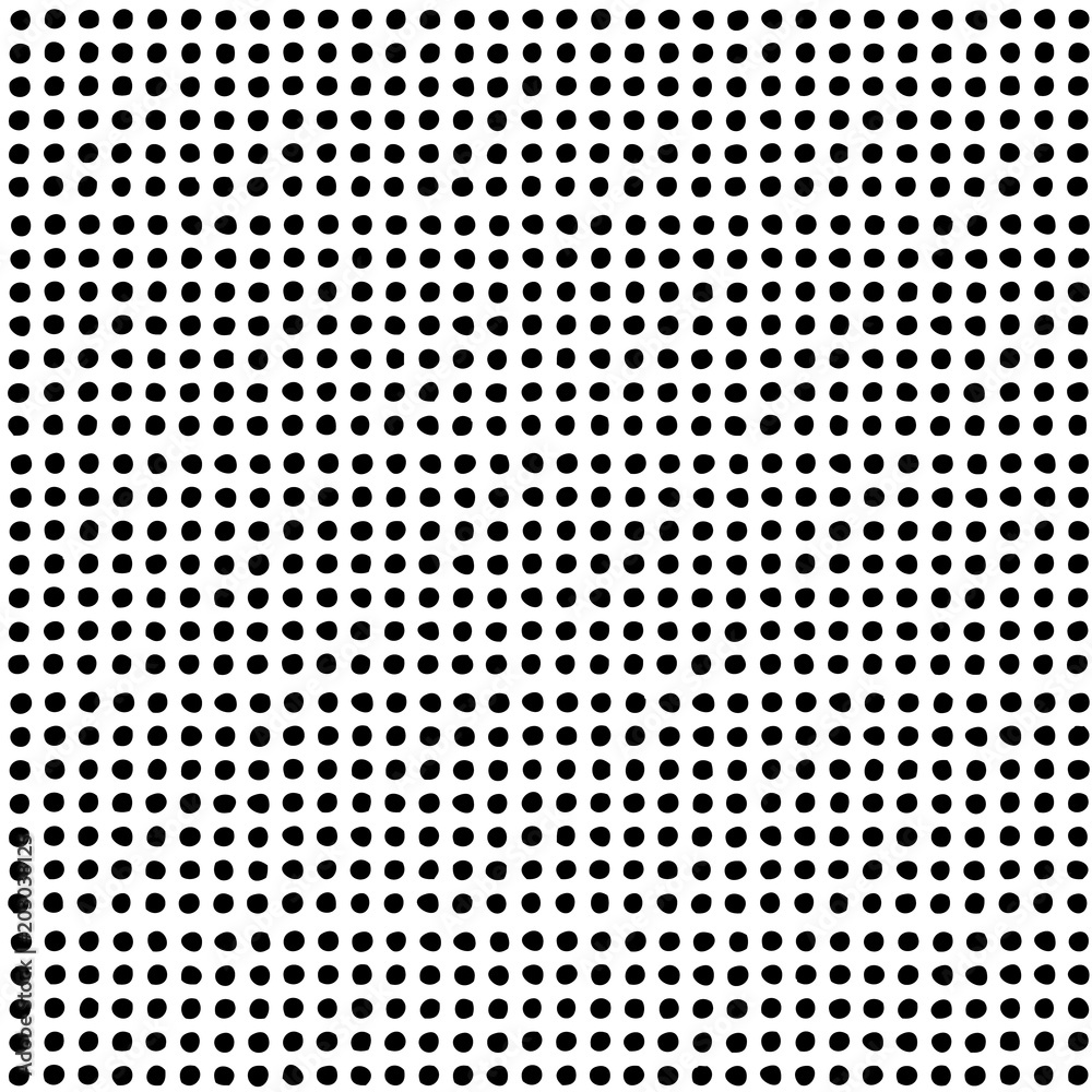hand drawn dot pattern