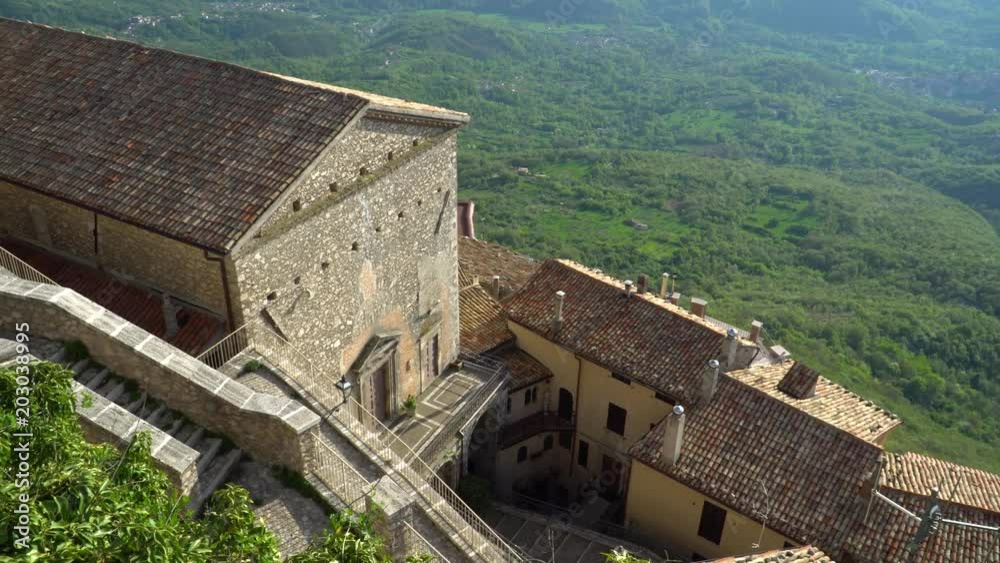 Video of a small Italian city Cervara di Roma Video of a small Italian city Cervara di Roma