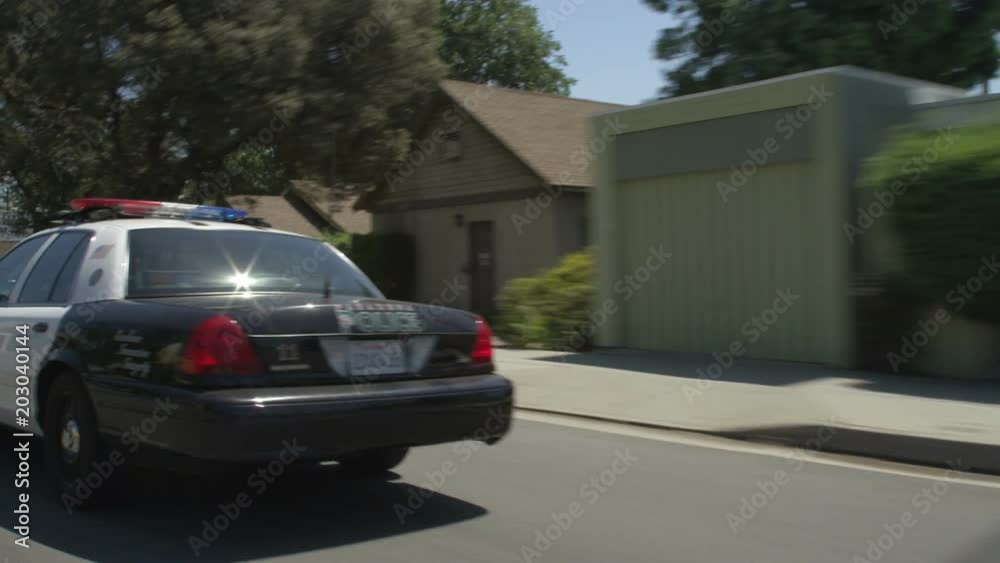 Right Front Three Quarter view of a Driving Plate: Car travels on East Foothill Boulevard in Pasadena, California, and pulls over to the curb. Right Front Three Quarter view of a Driving Plate: Car travels on East Foothill Boulevard in Pasadena, California, and pulls over to the curb.