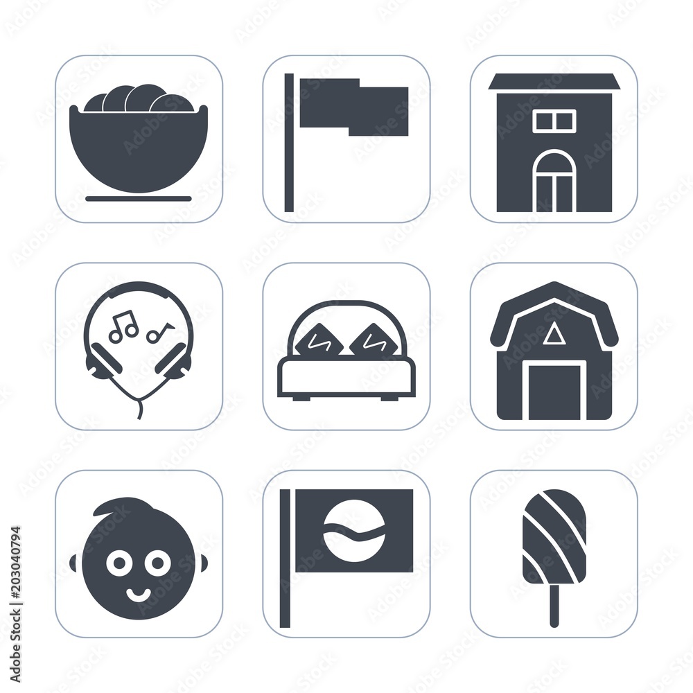 Premium fill icons set on white background . Such as travel, bedroom, collection, farming, cute, meal, music, audio, fruit, kitchen, flag, cooking, japan, dessert, staple, wood, summer, house, ice Premium fill icons set on white background . Such as travel, bedroom, collection, farming, cute, meal, music, audio, fruit, kitchen, flag, cooking, japan, dessert, staple, wood, summer, house, ice