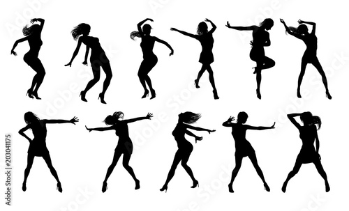 Dance Dancer Silhouettes