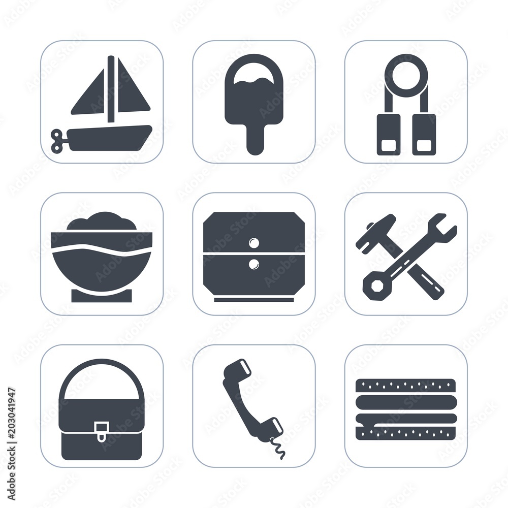 Premium fill icons set on white background . Such as cheeseburger, communication, icecream, fun, transportation, ice, phone, lecture, cream, hammer, food, fashion, toy, sandwich, spanner, summer, tool Premium fill icons set on white background . Such as cheeseburger, communication, icecream, fun, transportation, ice, phone, lecture, cream, hammer, food, fashion, toy, sandwich, spanner, summer, tool