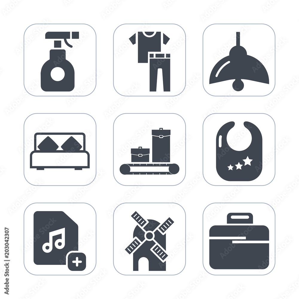 Premium fill icons set on white background . Such as double, pesticide, file, shirt, bed, dress, baby, care, rattle, farm, cloth, lamp, bulb, spray, electric, collection, bag, bedroom, child, energy Premium fill icons set on white background . Such as double, pesticide, file, shirt, bed, dress, baby, care, rattle, farm, cloth, lamp, bulb, spray, electric, collection, bag, bedroom, child, energy
