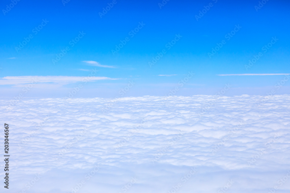 view sky and clouds from an airplane view sky and clouds from an airplane