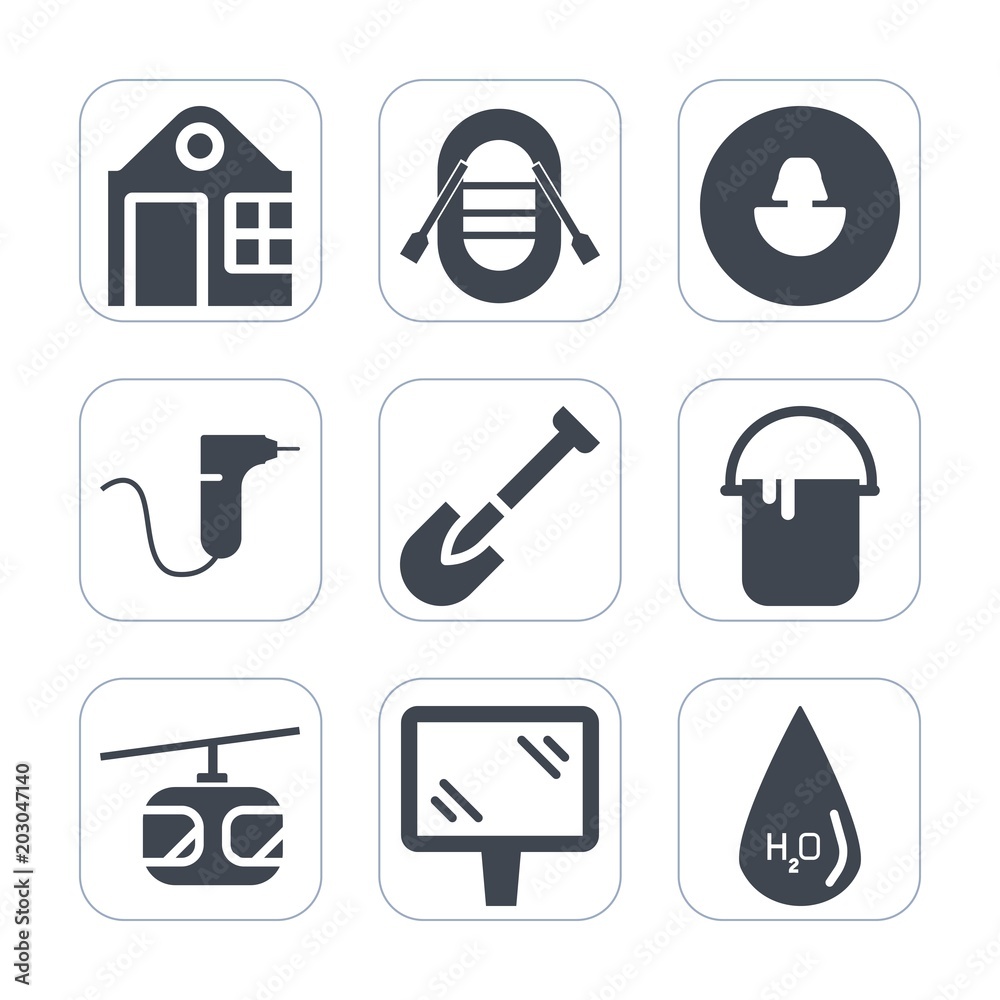 Premium fill icons set on white background . Such as interior, paint, drill, color, user, road, house, drop, yacht, train, architecture, rail, profile, concept, dentist, human, medical, dental, estate Premium fill icons set on white background . Such as interior, paint, drill, color, user, road, house, drop, yacht, train, architecture, rail, profile, concept, dentist, human, medical, dental, estate