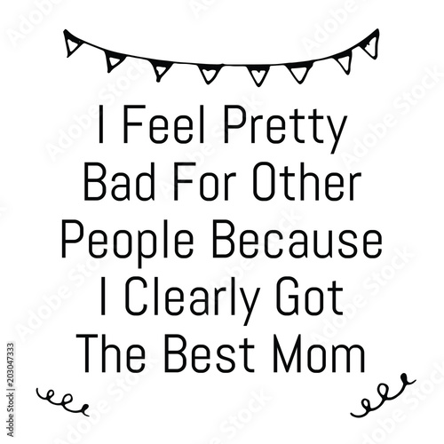 Mother's Day Quote Decorative Vector