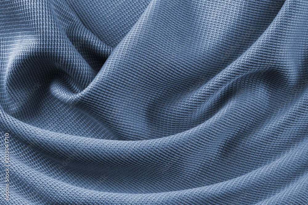 Blaues Tuch Seide Struktur Gewebe Königsblauer Stoff Seide Luxus Material  Glanz Textur Macro Closeup Hintergrund Stock Photo | Adobe Stock