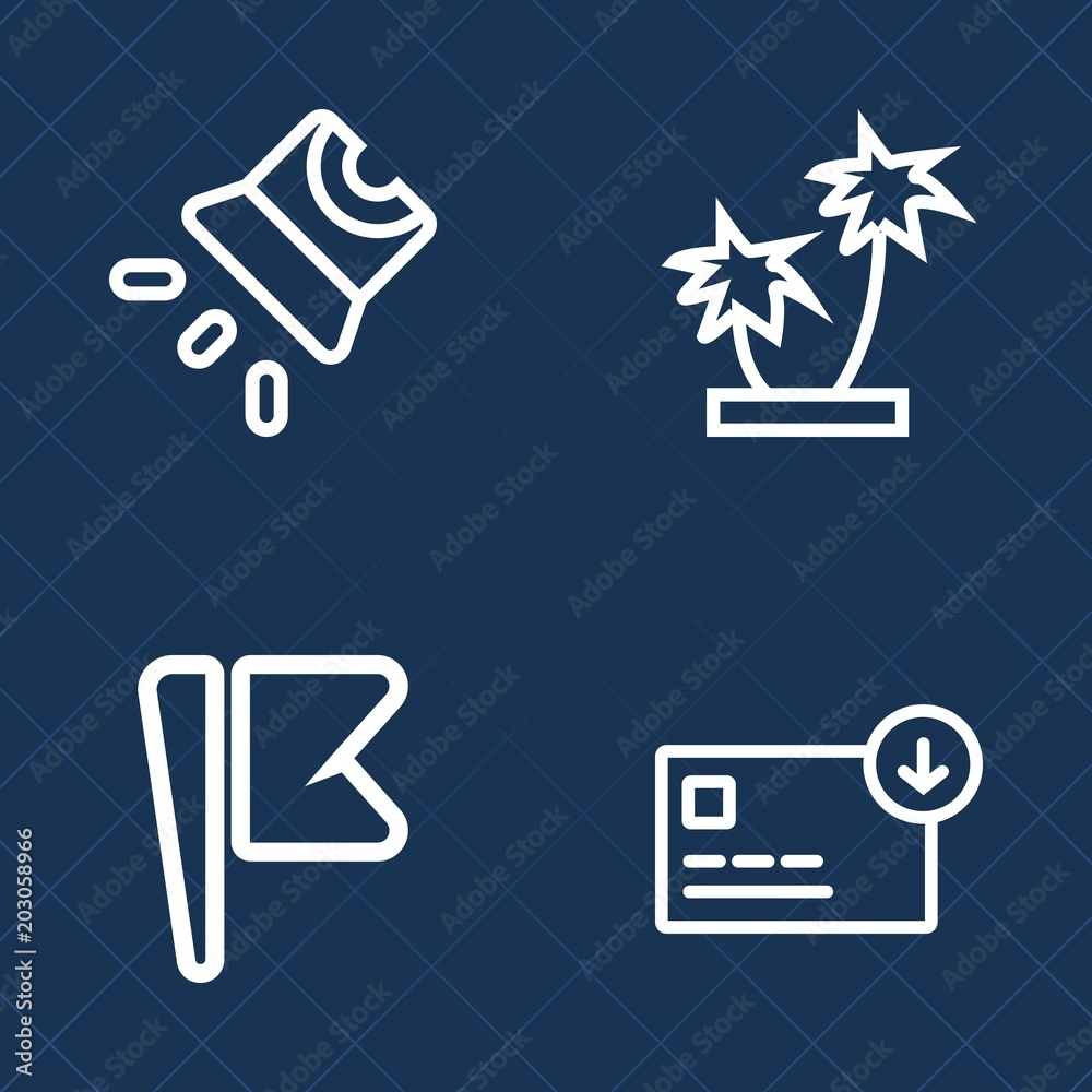 Premium set of outline vector icons. Such as presentation, america, banner, video, tropical, conference, branch, nation, beach, money, american, silhouette, movie, exotic, office, coconut, hand, usa Premium set of outline vector icons. Such as presentation, america, banner, video, tropical, conference, branch, nation, beach, money, american, silhouette, movie, exotic, office, coconut, hand, usa
