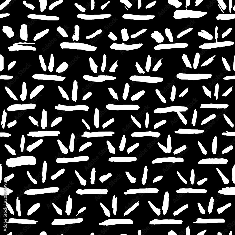 Messy vector seamless pattern with hand painted brush strokes. Messy vector seamless pattern with hand painted brush strokes.
