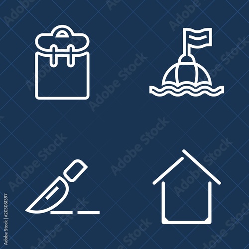 Premium set of outline vector icons. Such as real, lifebuoy, pass, people, one, surgery, clinic, safety, rescue, pretty, operation, ransack, person, care, health, buoy, treatment, building, modern