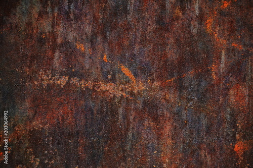 Corten steel texture, rustic steel plate, weathering steel, rusted metal, brown and orange background