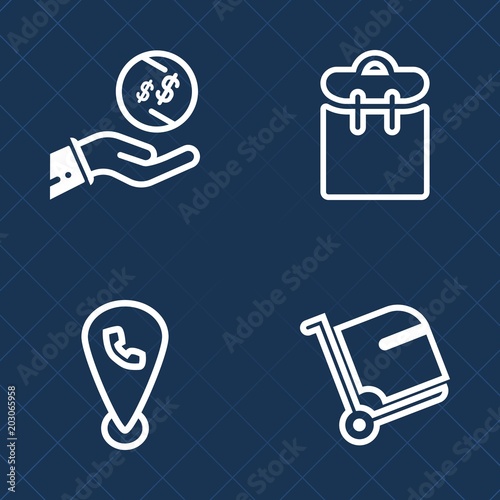 Premium set of outline vector icons. Such as pass, luggage, rich, journey, person, transportation, finance, hand, phone, terminal, map, financial, tourism, woman, bank, web, trip, professional, dollar
