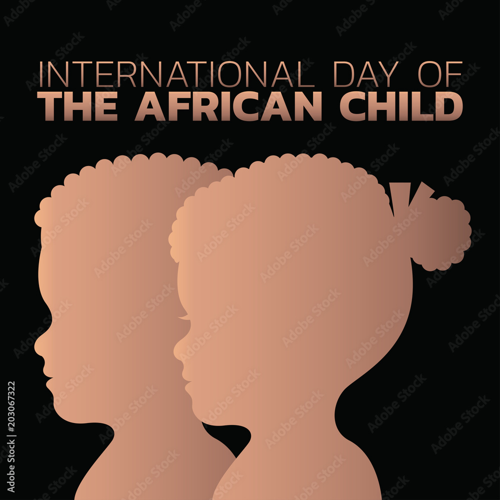 International Day of the African Child Vector illustration