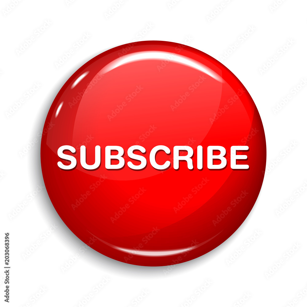 Subscribe Round Vector Web Element Circular Button Icon Design Subscribe Round Vector Web Element Circular Button Icon Design