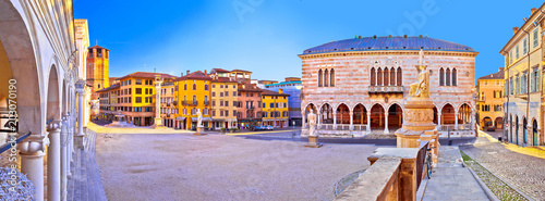 Piazza della Liberta square in Udine landmarks view photo