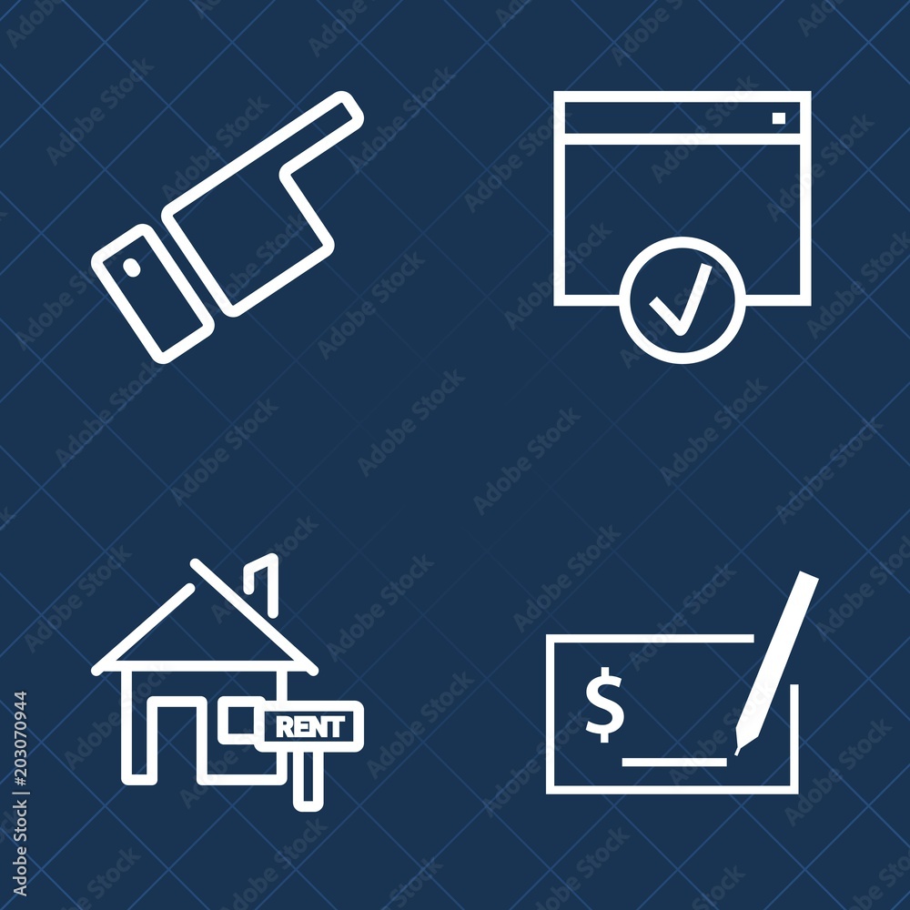 Premium set of outline vector icons. Such as buy, business, write, pointing, showing, home, pen, apartment, human, man, real, building, ok, looking, mortgage, banking, payment, estate, sale, approve Premium set of outline vector icons. Such as buy, business, write, pointing, showing, home, pen, apartment, human, man, real, building, ok, looking, mortgage, banking, payment, estate, sale, approve